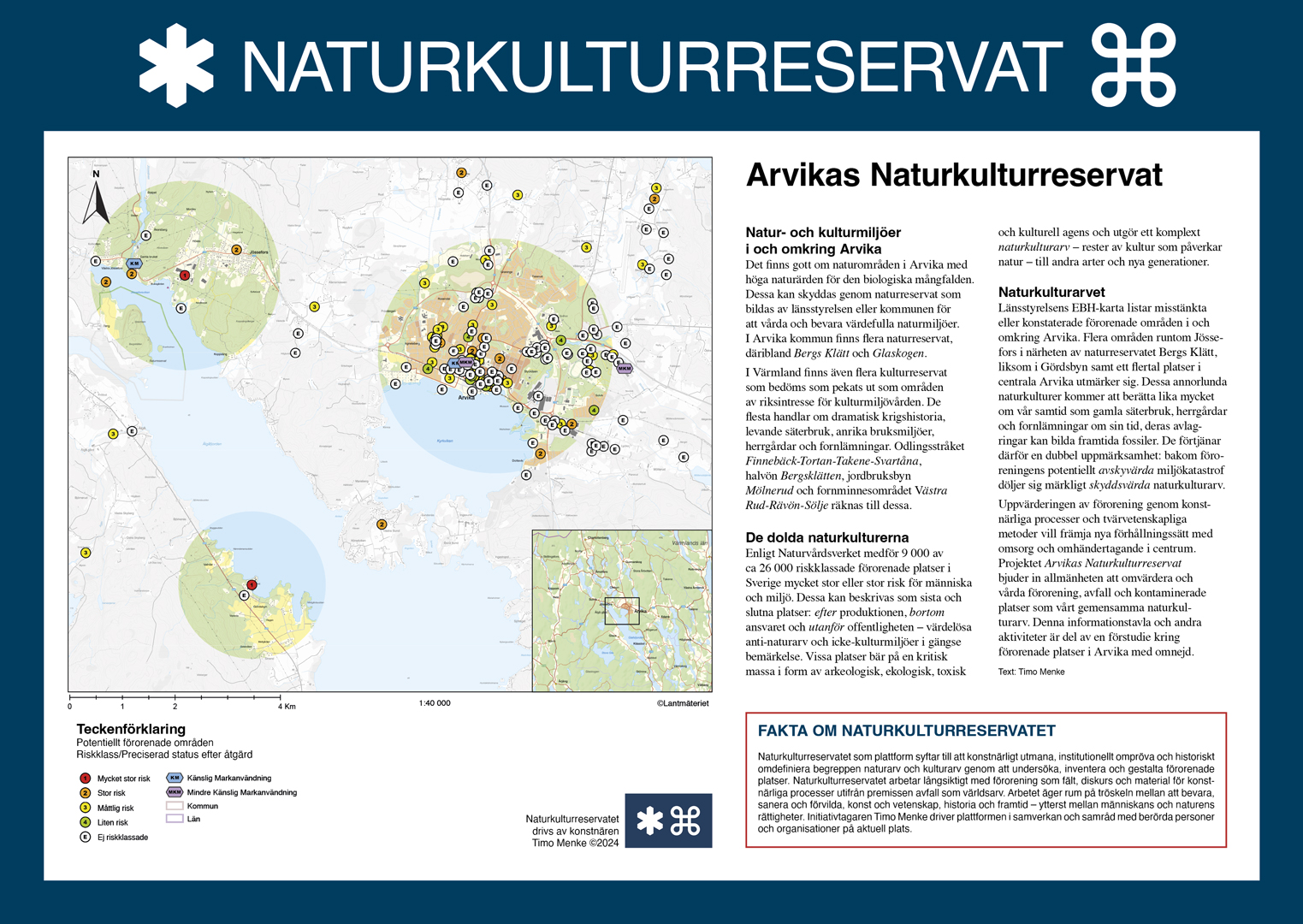 Arvikas Naturkulturreservat – Skylt A2